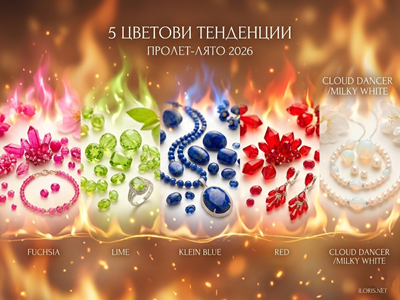 5 модни цветни тенденции в бижутерския дизайн за пролет–лято 2026