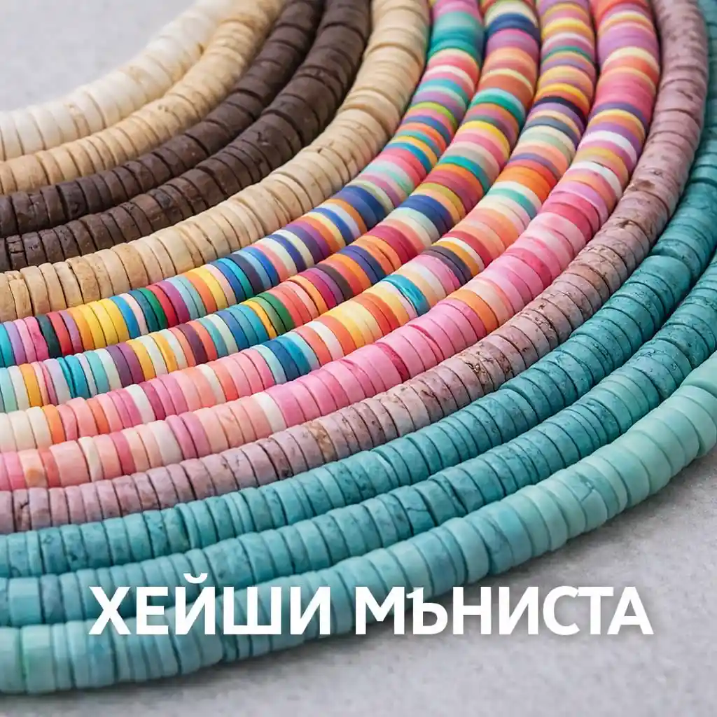 Хейши мъниста от различни материали