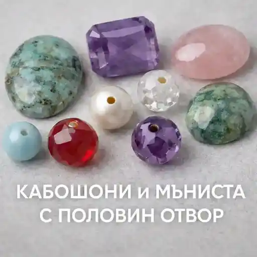 Всички кабошони и елементи с половин отвор