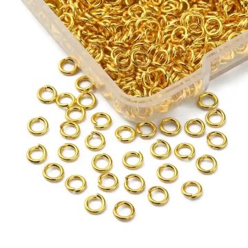 Халкички отворени 4x0.7мм, месингови златисти- кутия 500 броя