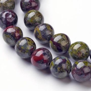 1 Яспис Dragon Blood, Драконов Камък, топче 8 мм