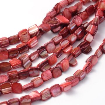 1 Натурални седефени мъниста от морски черупки