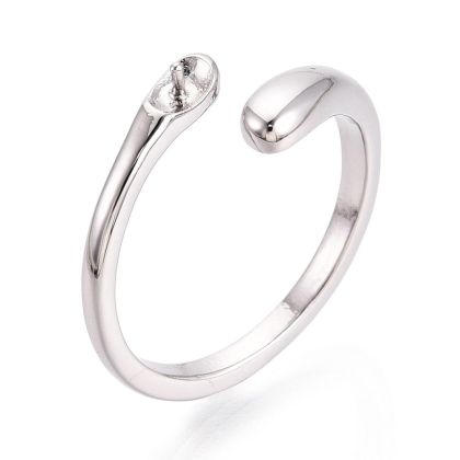 1 Елегантна месингова основа за ръчно изработване на пръстен