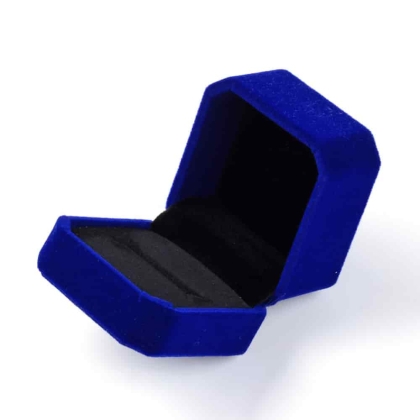 Луксозна кутийка за пръстен Royal Blue 1
