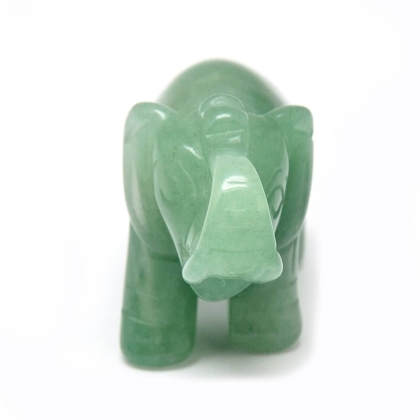 Декоративно слонче от Зелен Авантюрин 1