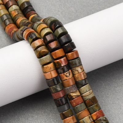 5 Яспис Пикасо, диск 6x3.5мм