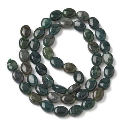 2 красиви мъниста от мъхест ахат