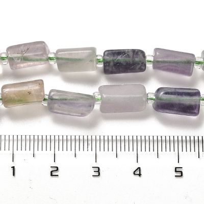 Флуорит цилиндрични мъниста 8.5~11x5.5~6.5мм - 14~15 бр