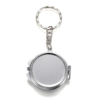 Ключодържател с джобно огледало, кръгло 8,4 см- 1 бр.