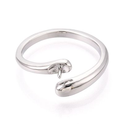 2 Елегантна месингова основа за ръчно изработване на пръстен странично