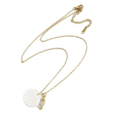 1 Лятно плажно колие с висулка морско конче