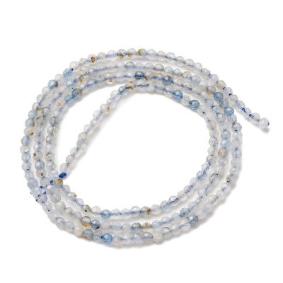 2 Аквамарин 2 мм фасетирани – далечен план, отвор ~0,5 мм