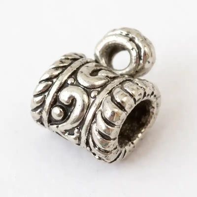 2 Държач за висулки и мъниста сребриста