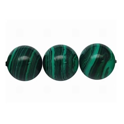 Синтетичен Малахит мъниста 8мм - 30 броя