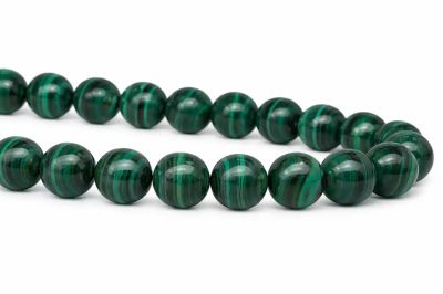 Синтетичен Малахит мъниста 8мм - 30 броя