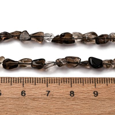 Опушен кварц нъгет мъниста 5~9x4~6x3~4.5мм - наниз 39-40,5 см