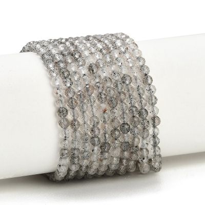 Кварц (Cloudy Quartz) фасетирани мъниста 3–3,5 мм - наниз 38- 39 см
