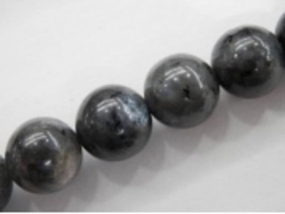 Labradorite, black round beads, 10 mm - 30 pieces diameter 10 mm, 