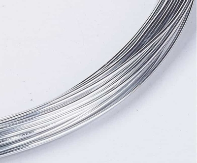 Тел алуминиева за бижута сребърна