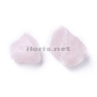 Розов кварц на самородни късове в опаковка около 100 грама