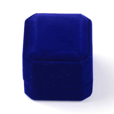 Луксозна кутийка за пръстен Royal Blue 2