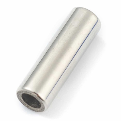 Закопчалка магнитен цилиндър от неръждаема стомана 304  в цвят инокс 16x5 мм- 1 бр