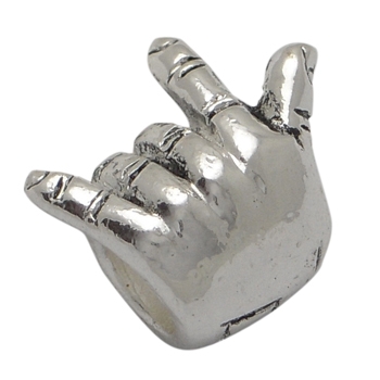 метална мъниста с форма на ръка